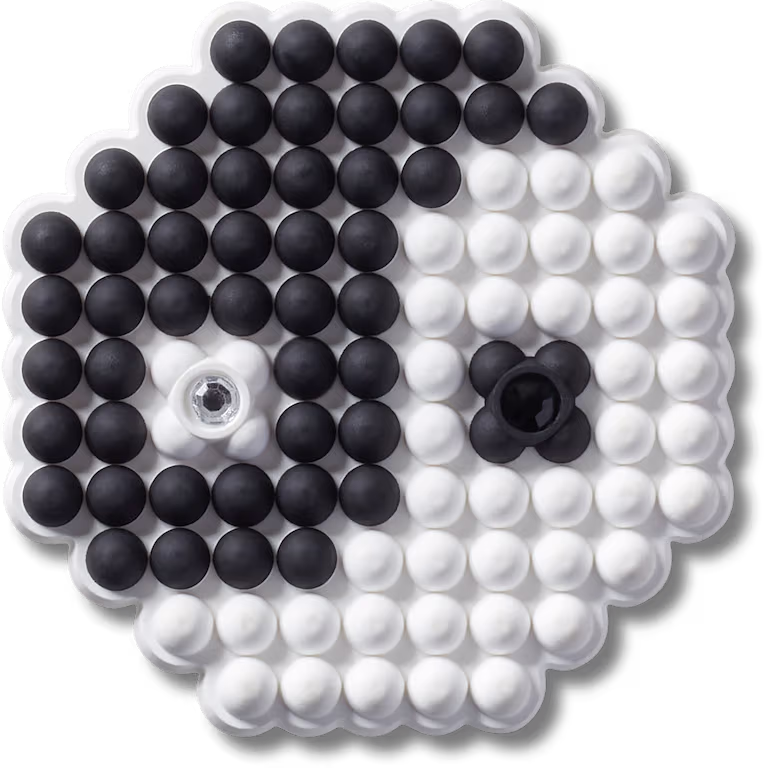 Crocs Beaded Ying and Yang