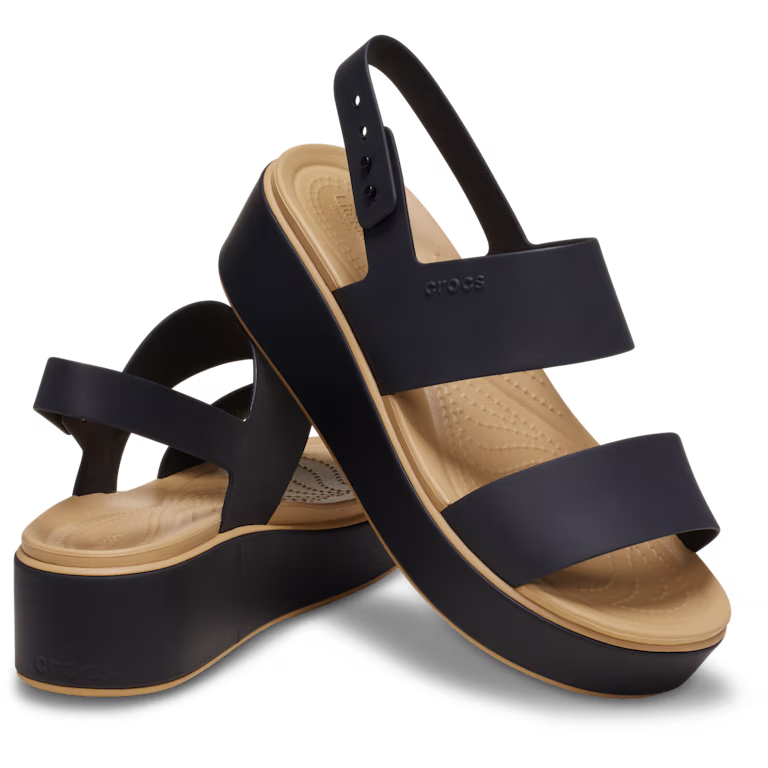 Crocs Brooklyn Low Wedge Matte Wrap Sandal