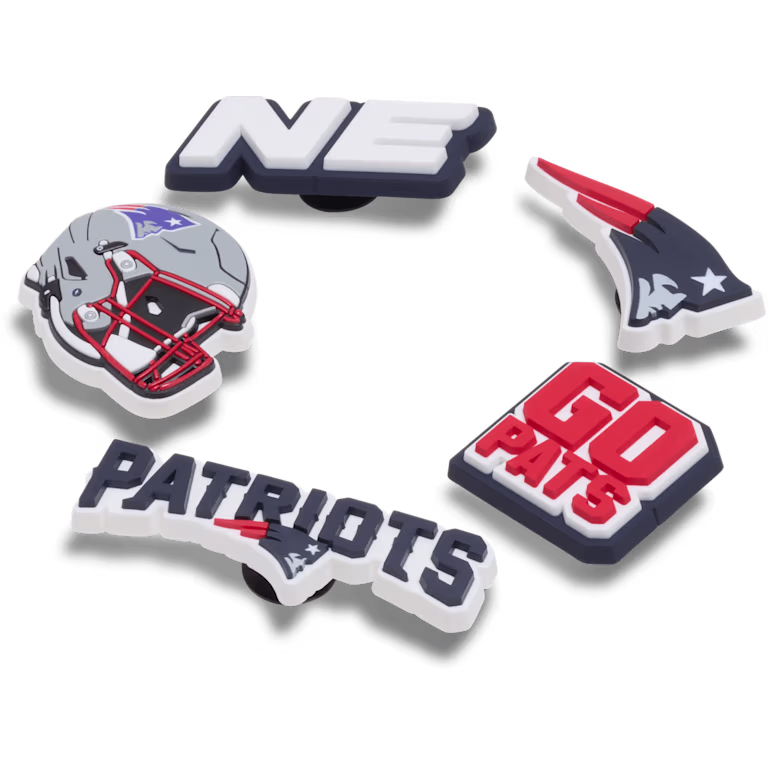 Crocs NFL New England Patriots 5 Pack