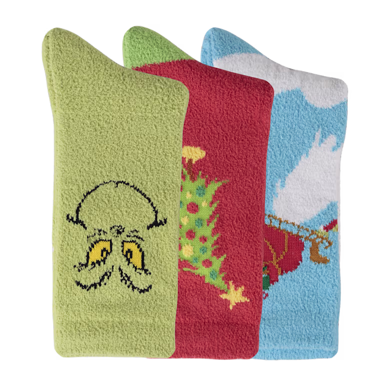 Crocs Crocs Socks The Grinch 3 Pack