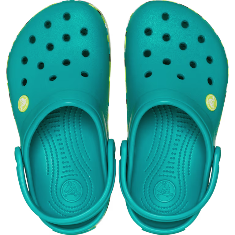 Crocs Kids' Crocband Glow Confetti Band Clog