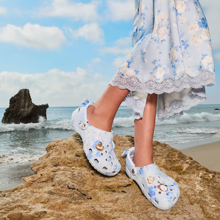 Crocs LoveShackFancy Blue Classic Clog