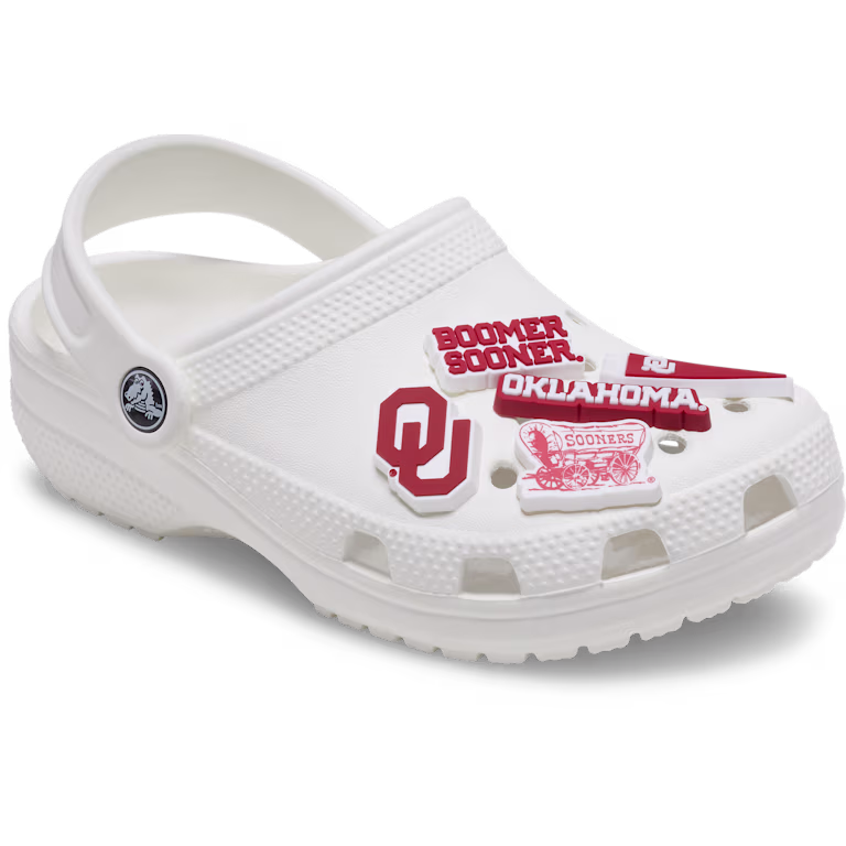 Crocs Univ of Oklahoma 5 Pack