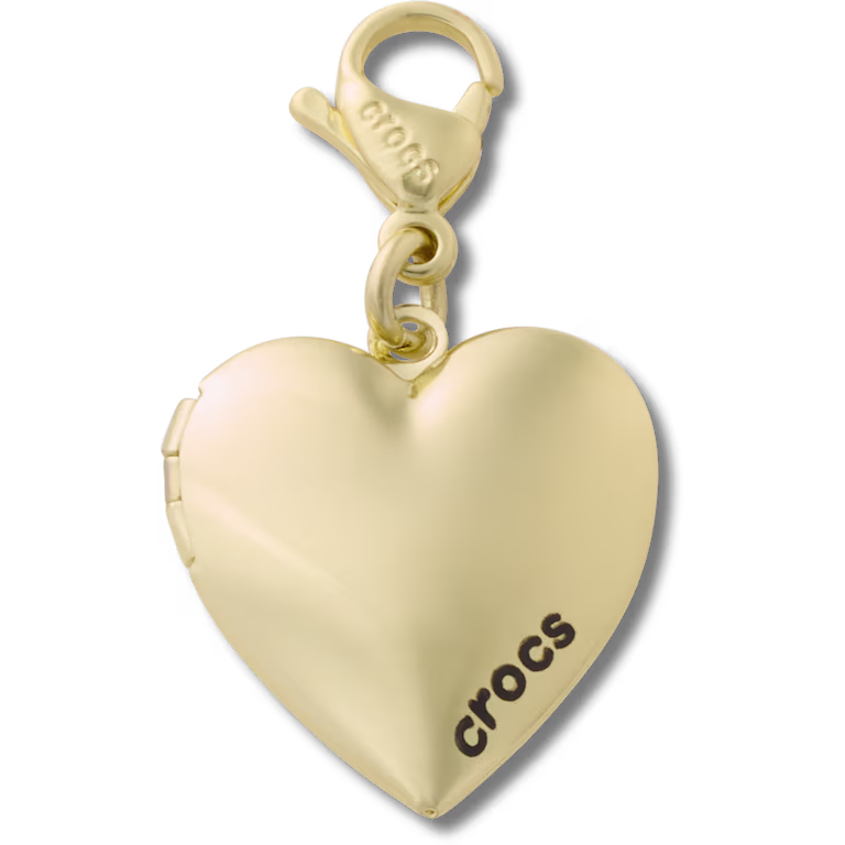 Crocs Gold Locket Charm