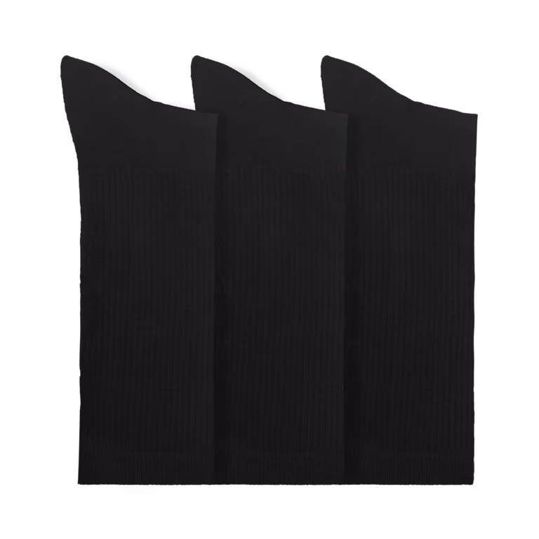 Crocs Texture Logo Crew Socks 3PK