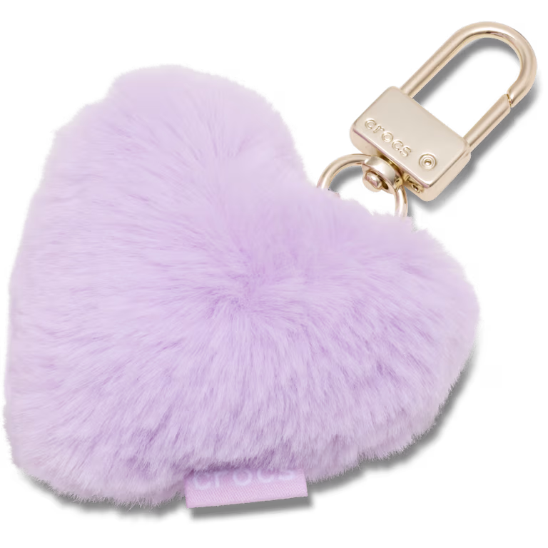 Crocs Plush Heart Bag Charm