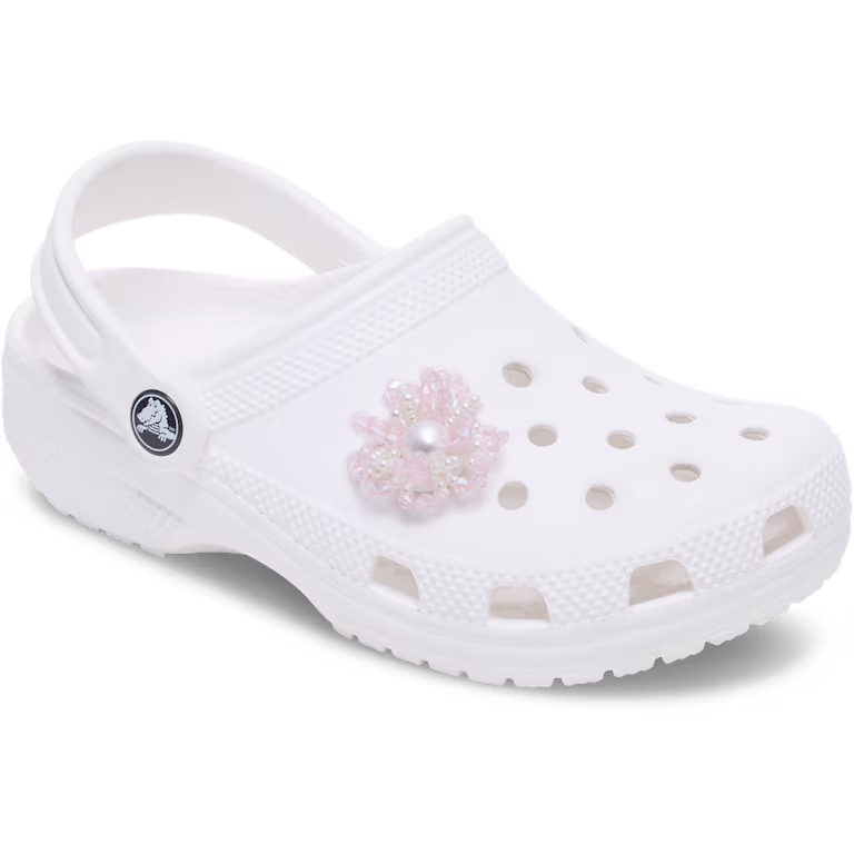 Crocs Beaded Pearl Flower