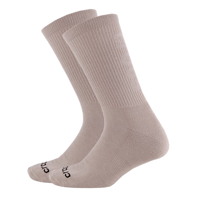 Crocs Texture Logo Crew Socks 3PK