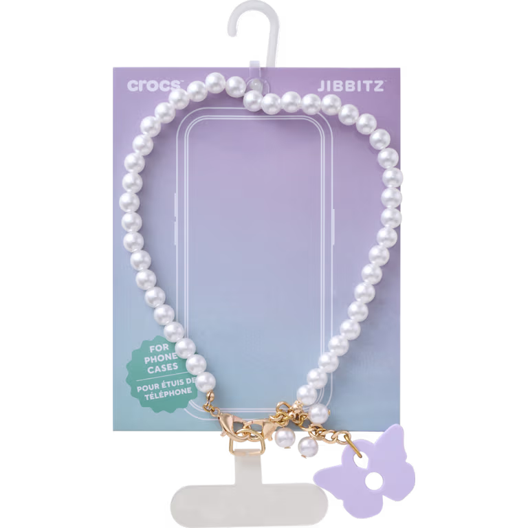 Crocs Baroque Pearl Phone Wristlet