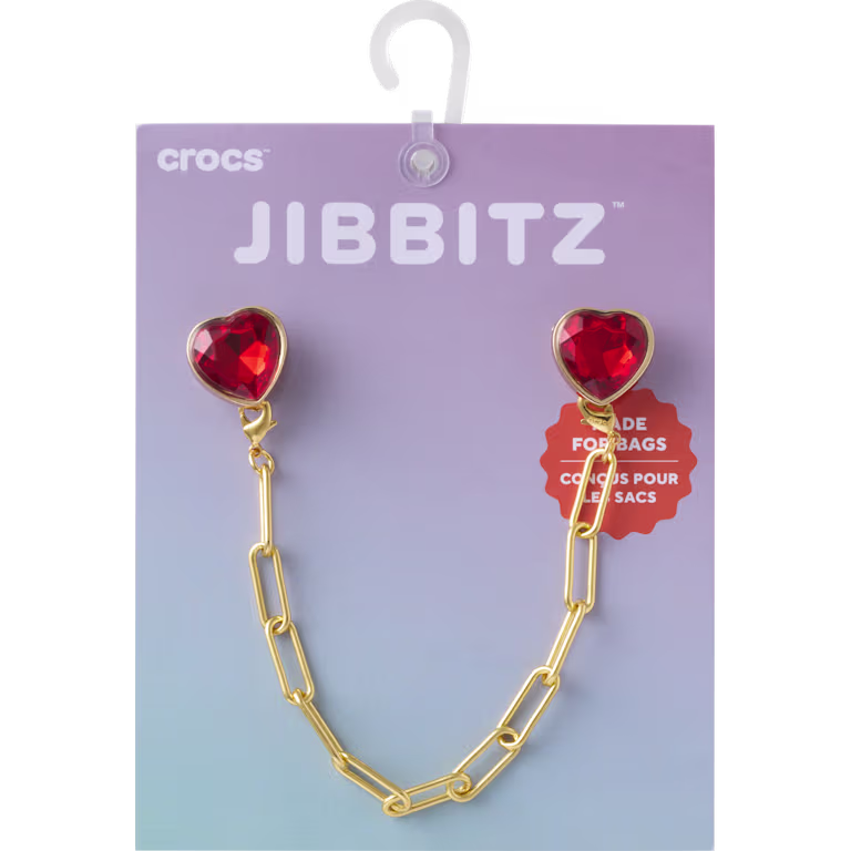 Crocs Gold Paperclip Bag Chain