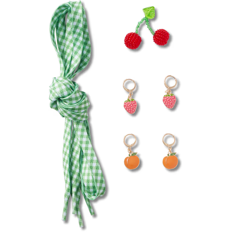 Crocs Laces and Fresh Fruits Charm Kit