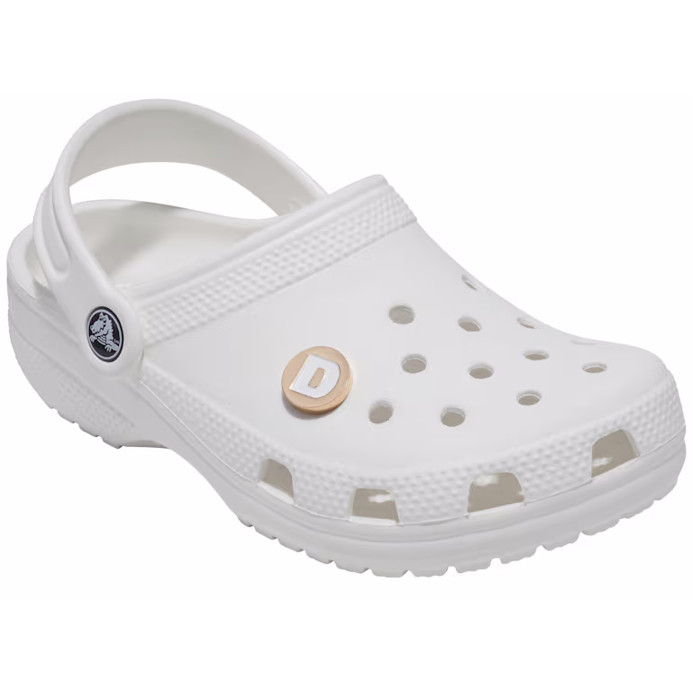 Crocs Gold Letter D