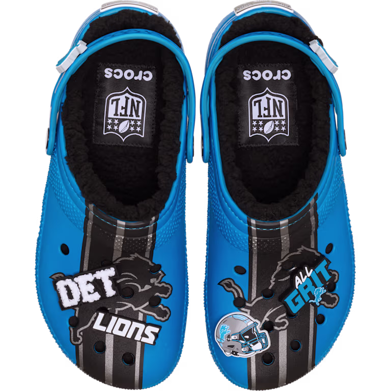 Crocs NFL Detroit Lions Classic Lined Clog