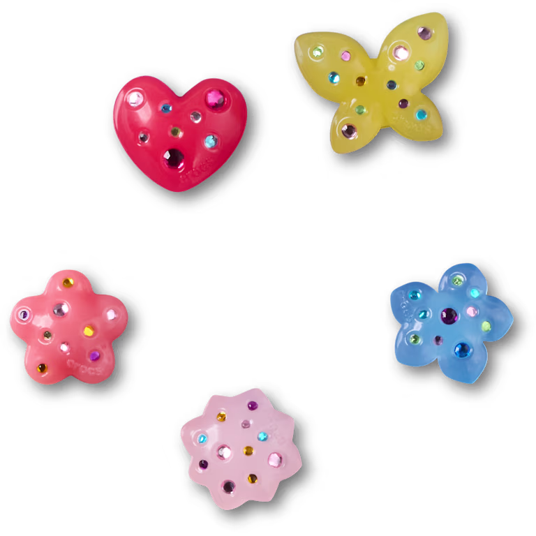 Crocs Dainty Gem Floral 5 Pack