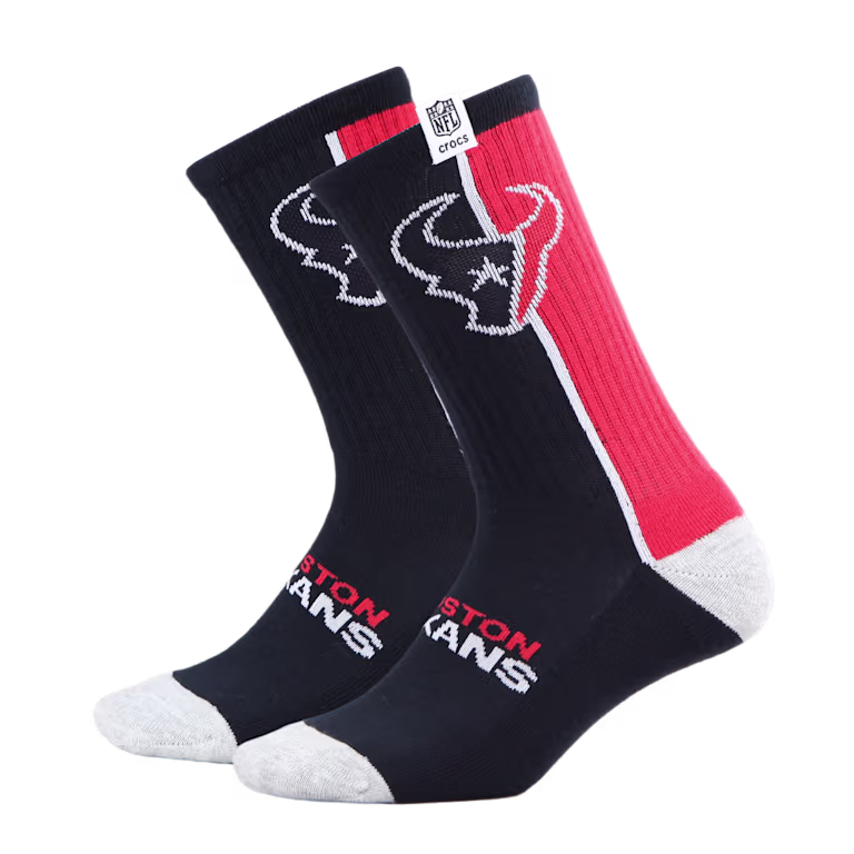 Crocs NFL Houston Texans Crocs Socks