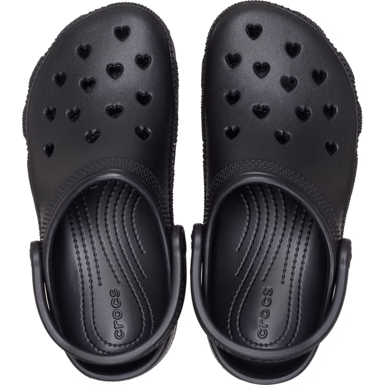 Crocs Classic Hearts Cut Out Clog