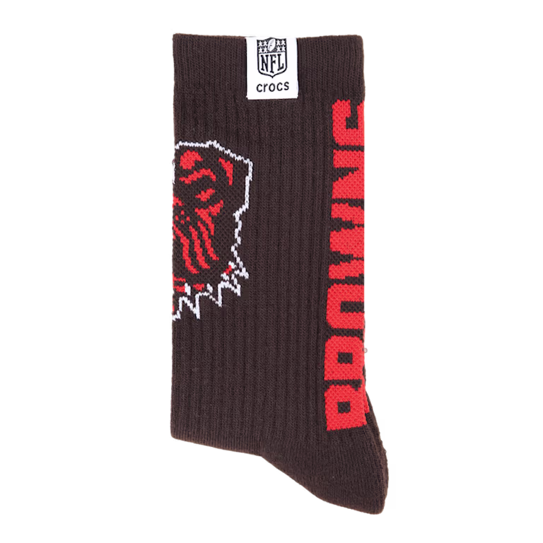 Crocs NFL Cleveland Browns Crocs Socks