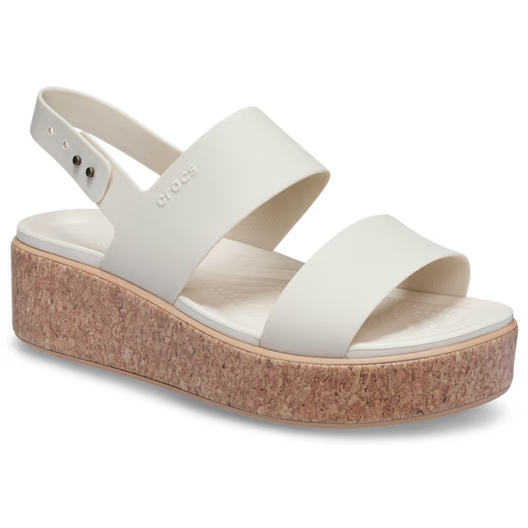 Crocs Brooklyn Low Wedge Cork Sandal