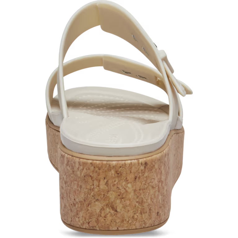 Crocs Brooklyn Buckle Low Wedge Cork Sandal