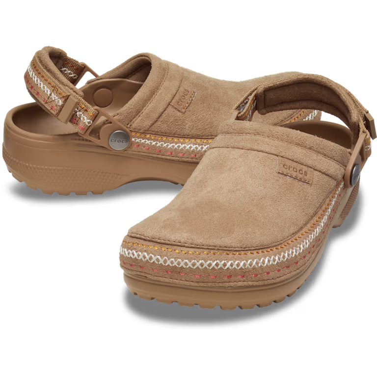 Crocs Crafted Vegan Suede Stitch Clog