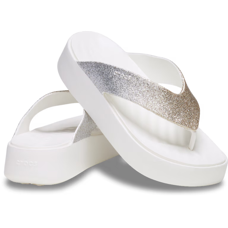 Crocs Getaway Chunky Glitter Platform Flip