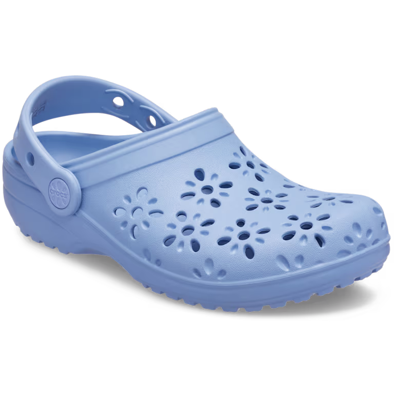 Crocs Kids' Classic Floral Cut-Out Clog