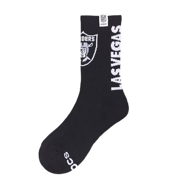 Crocs NFL Las Vegas Raiders Crocs Socks