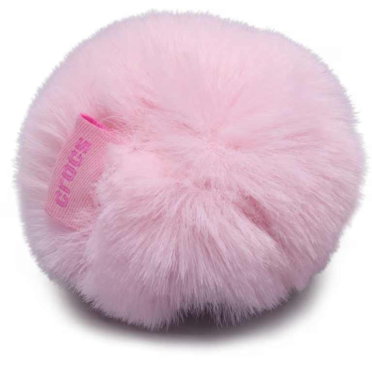 Crocs Pink Milk Puff Ball