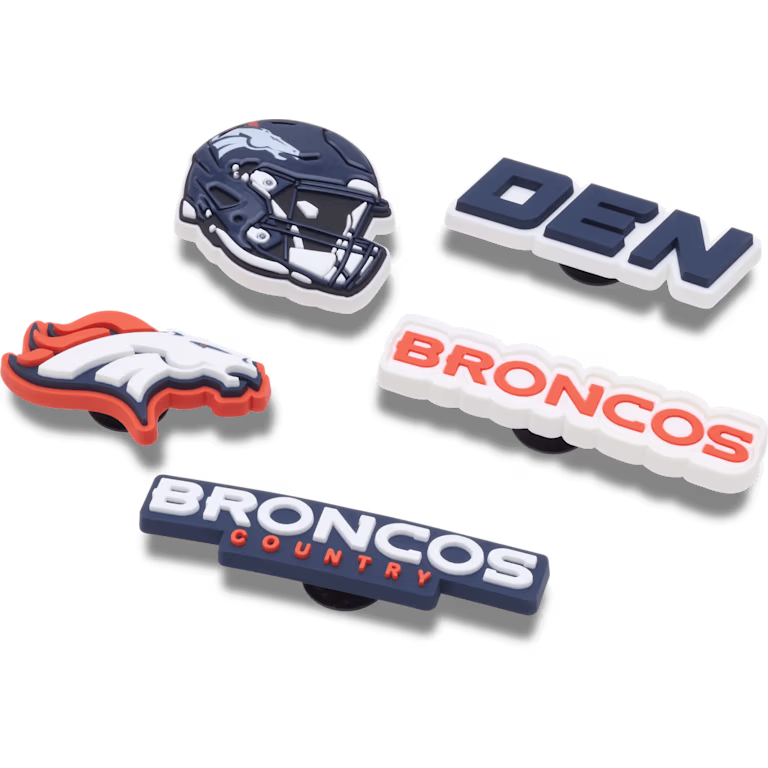 Crocs NFL Denver Broncos 5 Pack