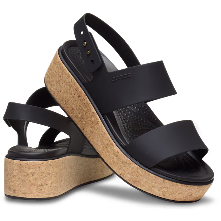 Crocs Brooklyn Low Wedge Cork Sandal