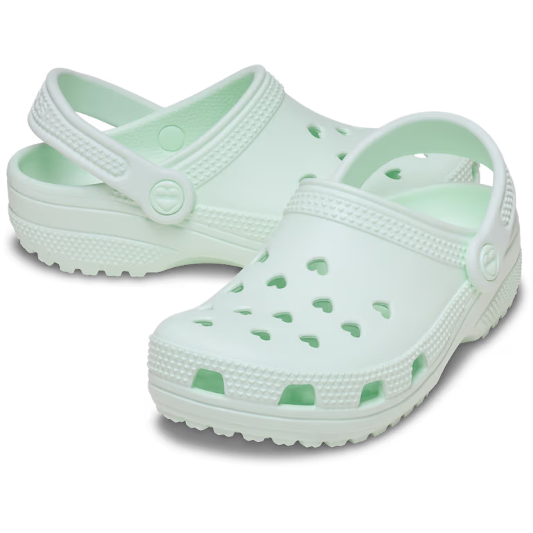 Crocs Kids' Classic Hearts Cut Out Clog