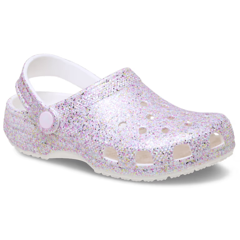 Crocs Kids' Classic Fantasy Glitter Clog