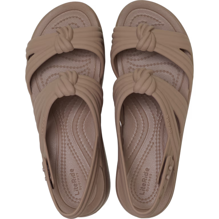 Crocs Brooklyn Low Wedge Knot Sandal