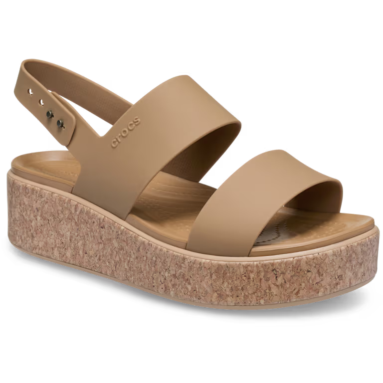 Crocs Brooklyn Low Wedge Cork Sandal