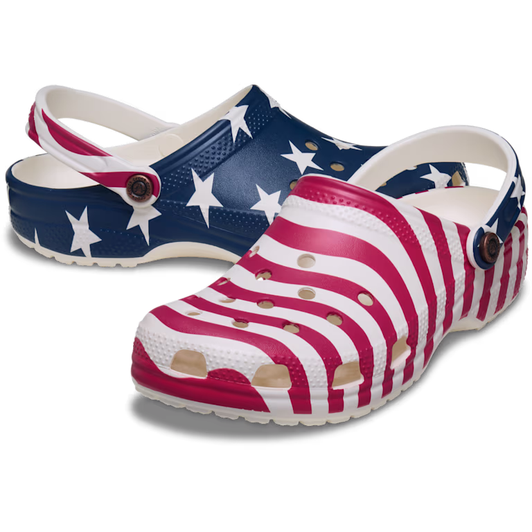 Crocs Classic American Flag Clog