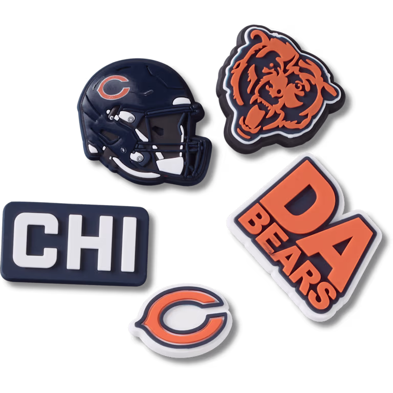 Crocs NFL Chicago Bears 5 Pack
