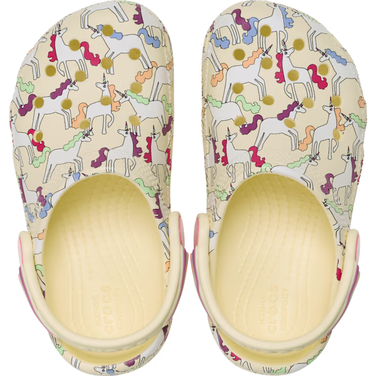Crocs Toddler Classic Unicorn Graphic Clog