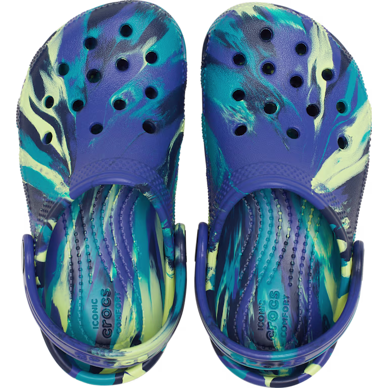 Crocs Kids' Classic Marbled Clog