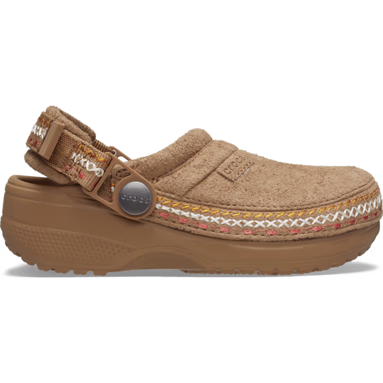 Crocs Kids' Crafted Vegan Suede Stitch Clog