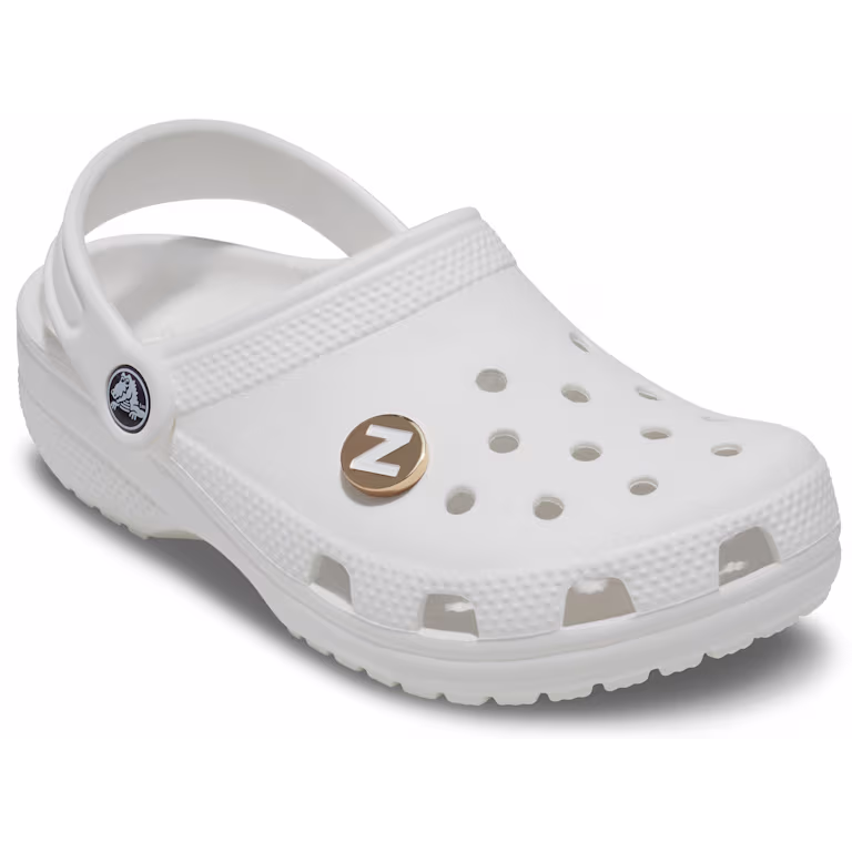 Crocs Gold Letter Z