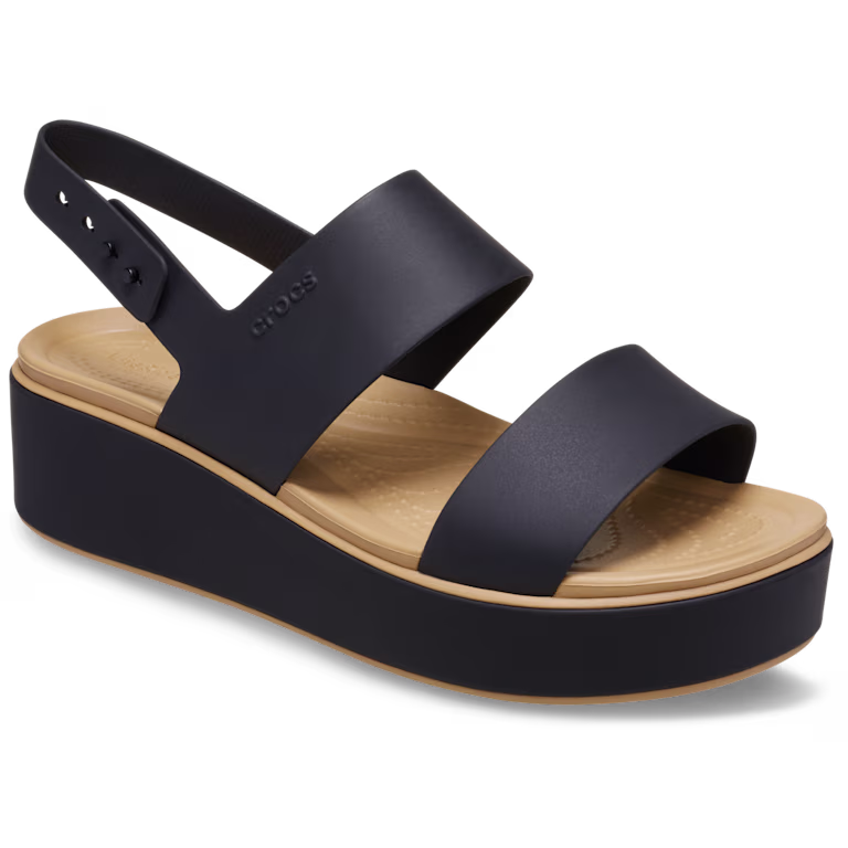 Crocs Brooklyn Low Wedge Matte Wrap Sandal