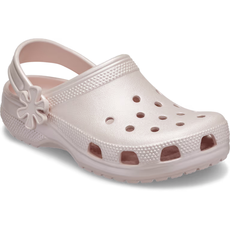 Crocs Kids' Classic Pearl Shine Clog