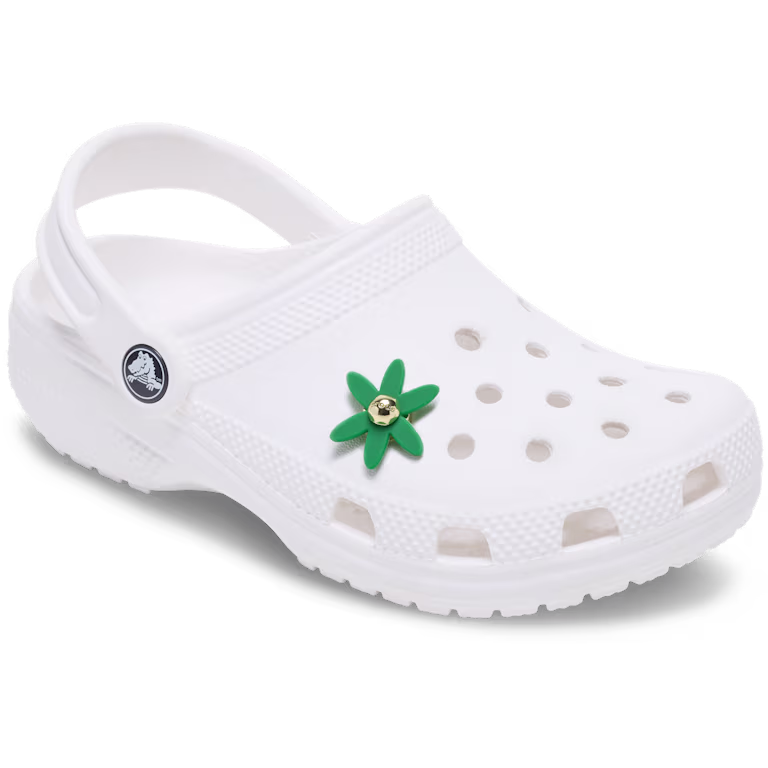 Crocs Retro Green Spinner Flower