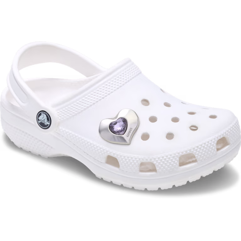 Crocs SilverandPurple SMT Gem Heart