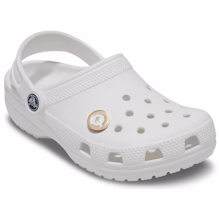 Crocs Gold Letter Q