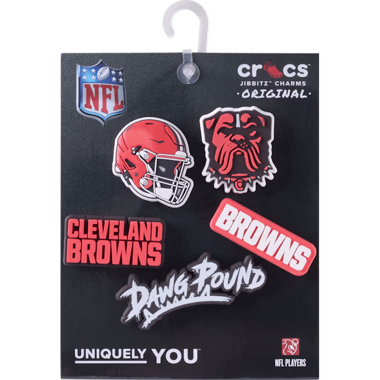 Crocs NFL Cleveland Browns 5 Pack
