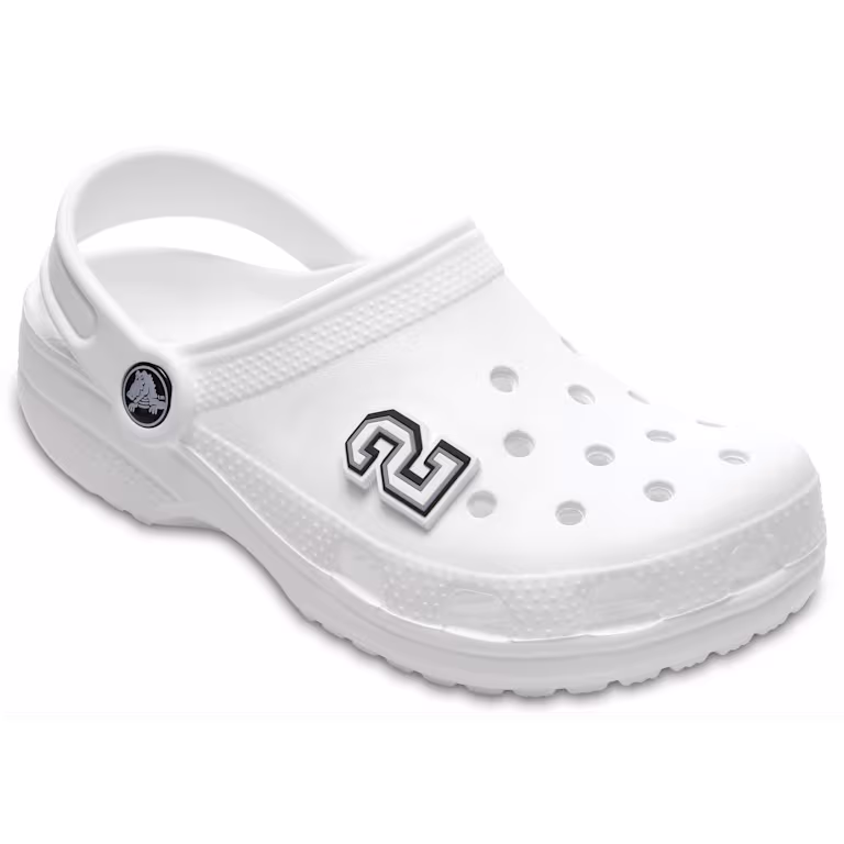 Crocs Jibbitz B&W Number 2