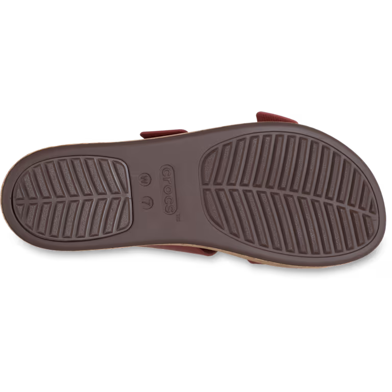 Crocs Brooklyn Buckle Low Wedge Cork Sandal