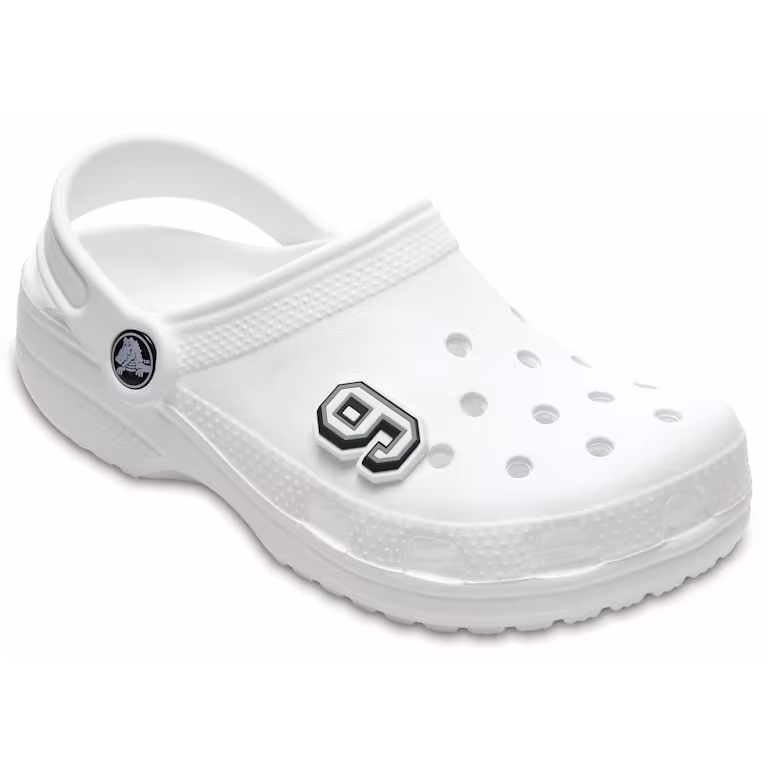 Crocs Jibbitz B&W Number 9