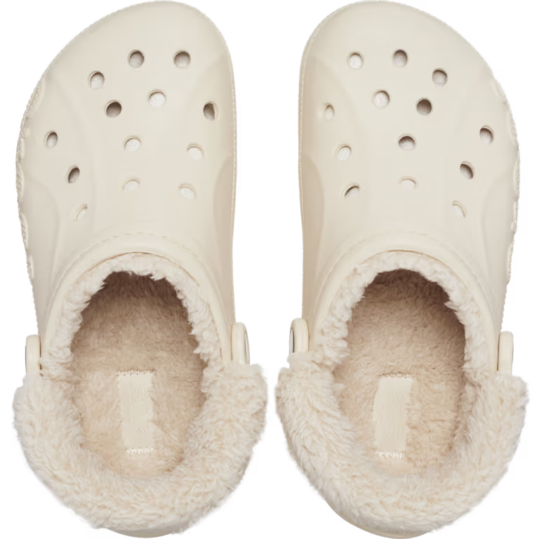 Crocs Baya Lined Fuzz-Strap Clog